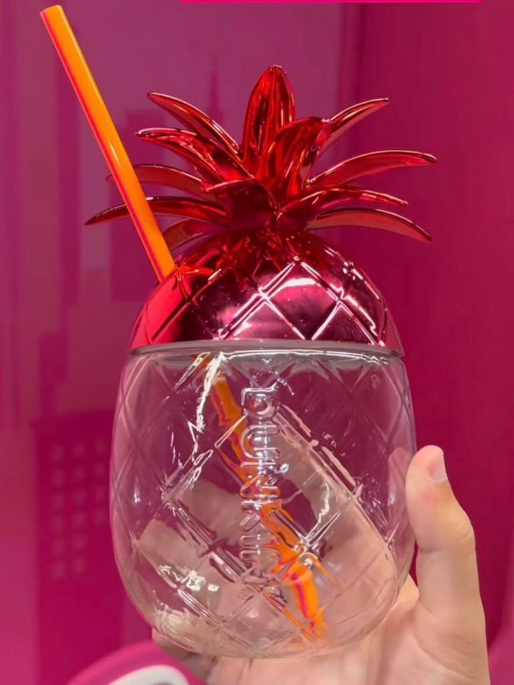 🍍 Dunkin' Donuts Pineapple Cup